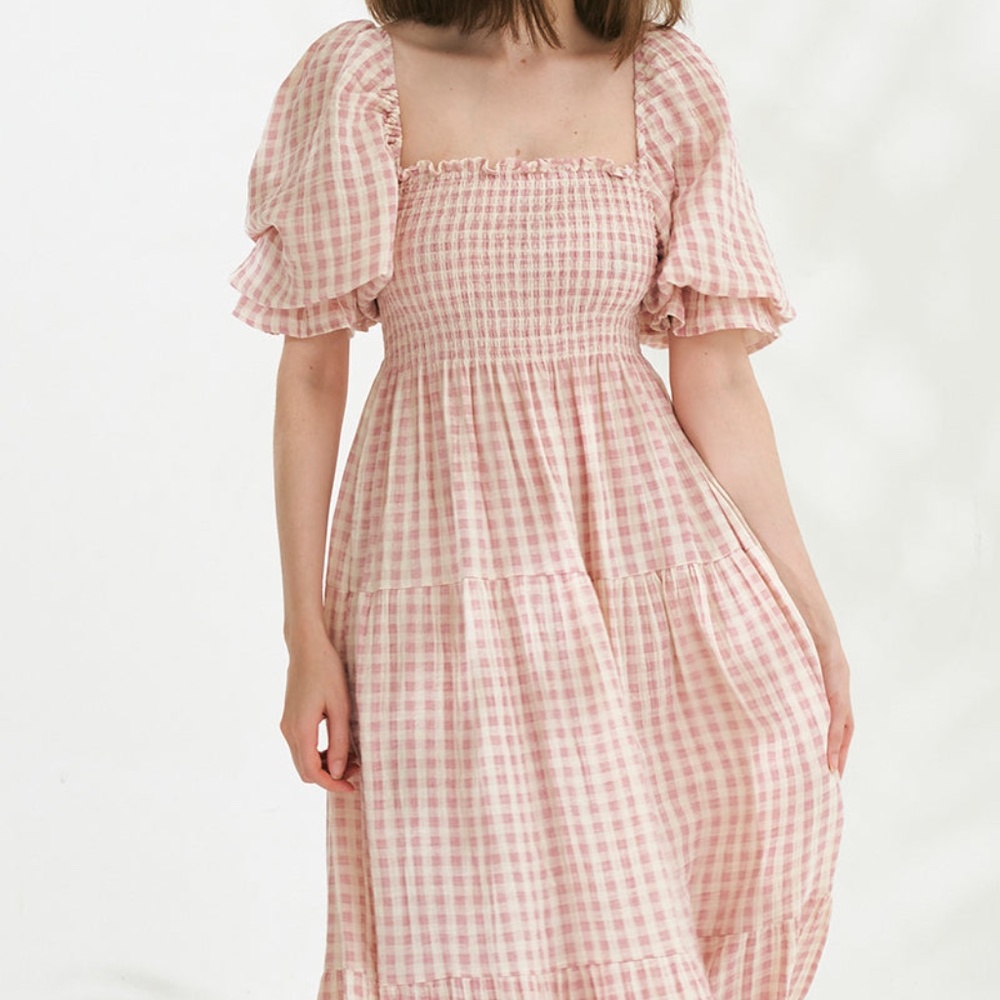 NWT - Nothing Fits But | Kiko Dress | Rose Gingham